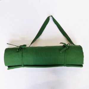 Katoenen yogamat - Bosgroen