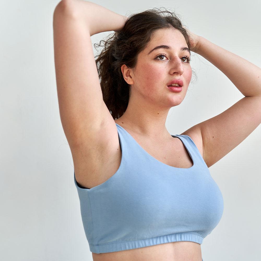 Yoga beha - Lichtblauw - XL