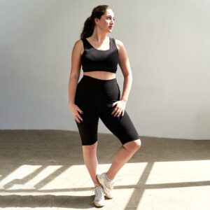 Yoga Shorts - katoen - Zwart - L