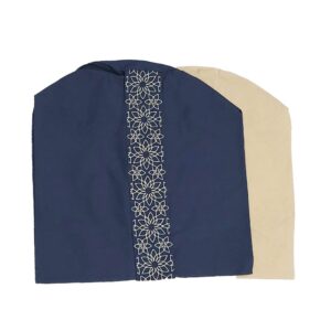 Biologisch Katoenen Bolster Hoesjes - Denimblauw