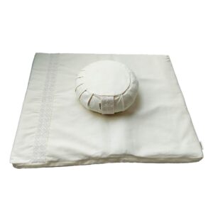 Meditatieset met kussen zafu - Ivoor