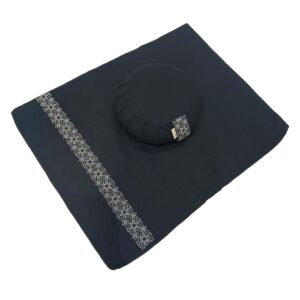Meditatieset met kussen zafu - Marineblauw