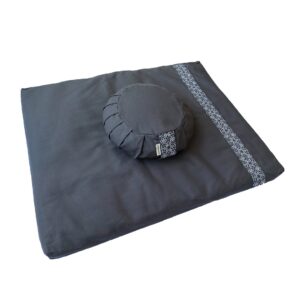 Meditatieset met kussen zafu - Grijs