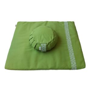 Meditatieset met kussen zafu - Groen