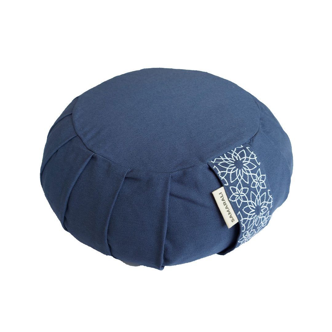 Zafu meditatiekussen - Denimblauw
